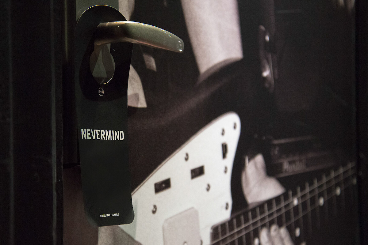 A door handle with a